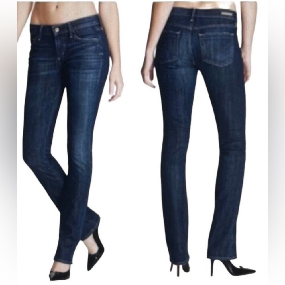 Citizens of Humanity Ava Low Rise Straight Jeans Womens 29 Blue Stretch